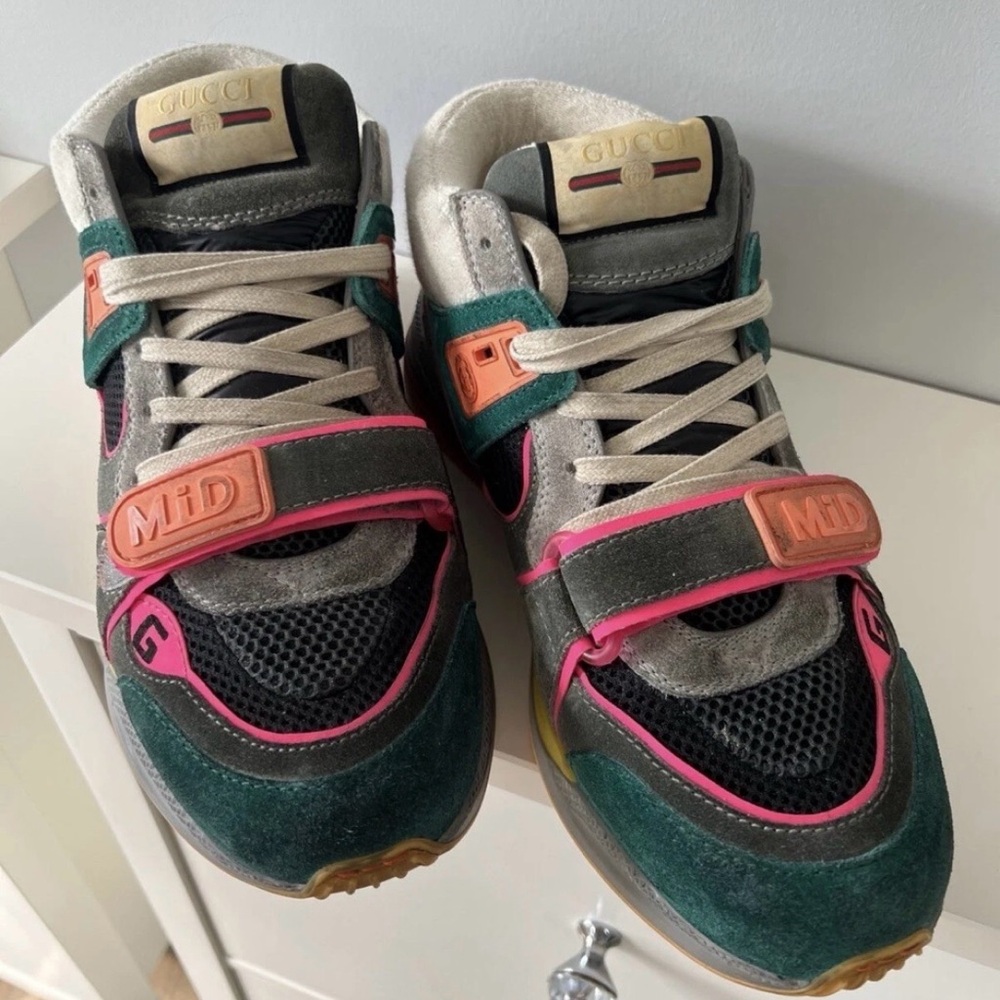 Gucci Men’s Ultraspace Distressed Sneakers size 7